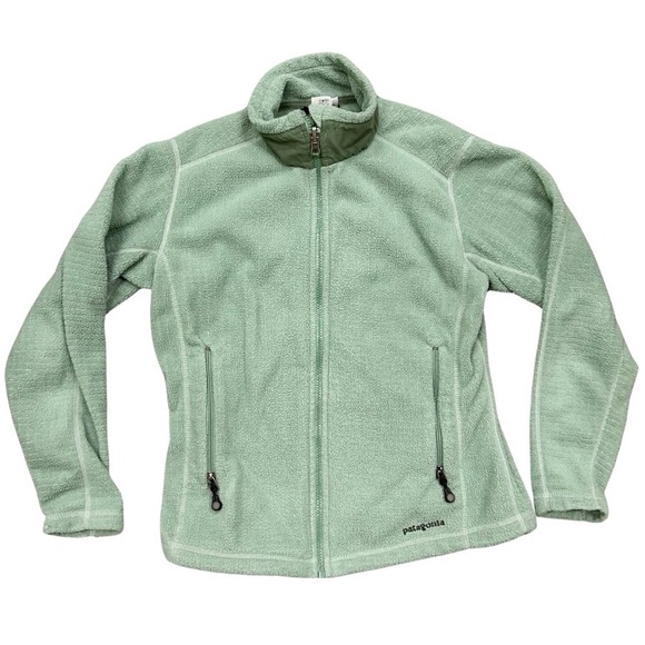 Patagonia Women’s Full Zip Fleece Jacket Green Size Small - Picture 2 of 8